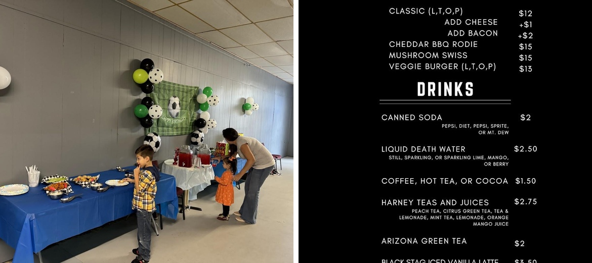 The Backstage Grille Menu