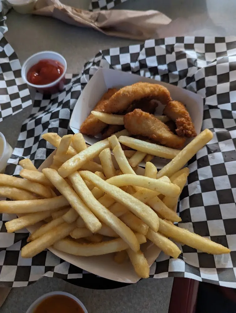 Chicken Fingers with Fries or Tots